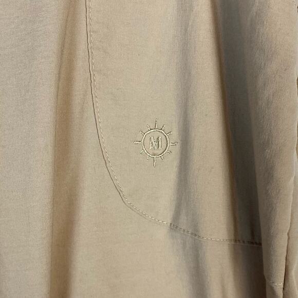 MAGELLAN OUTDOORS CAPRI CARGO NYLON HIKING PANTS TAN SIZE 10 - Picture 7 of 11